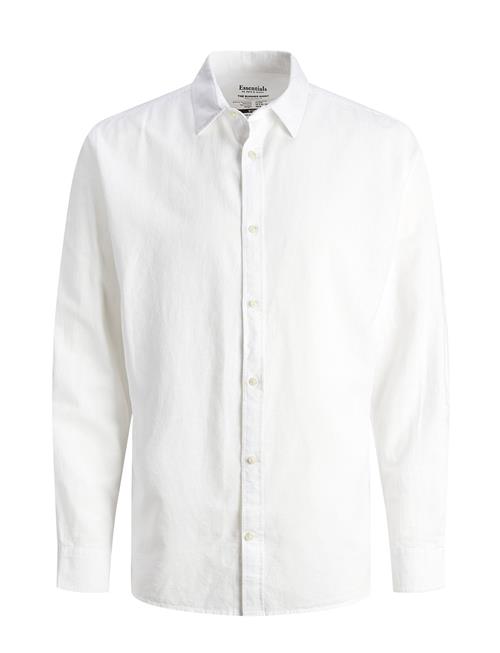 Jack & Jones Jjesummer Linen Shirt Ls Sn Jack & J S White