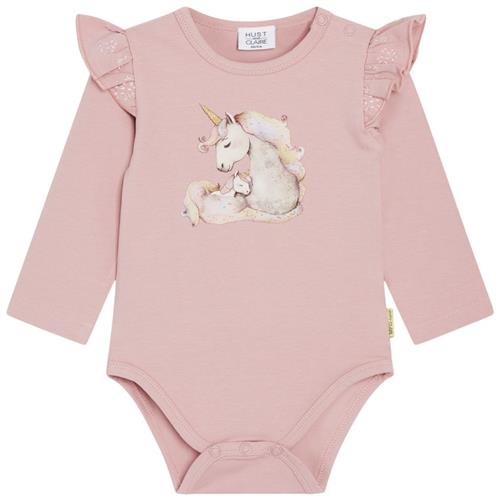 Hust&Claire GOTS Bri Babybody Dusty Rose | Lyserød | 92 cm