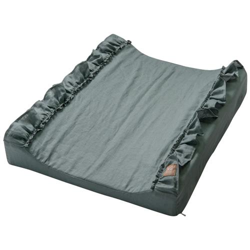 NG Baby Skiftepude Lagen Med Flæse Petrol Green One Size      Unisex