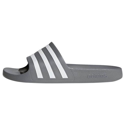 ADIDAS SPORTSWEAR Strand-/badesko 'Adilette Aqua'  mørkegrå / hvid