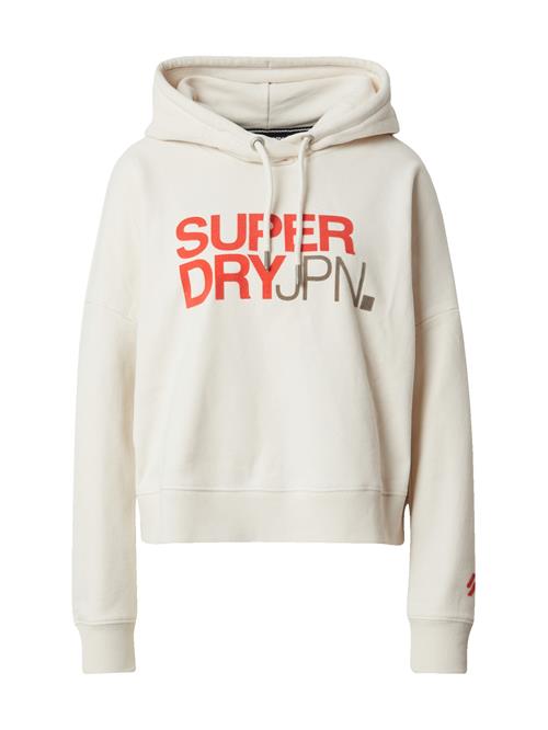 Superdry Sweatshirt  brun / orangerød / offwhite