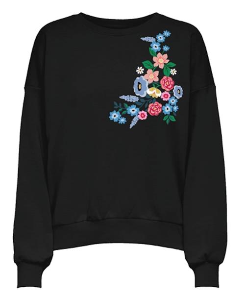 Se ONLY Sweatshirt 'ONLBROOKE'  blå / grøn / rød / sort ved About You