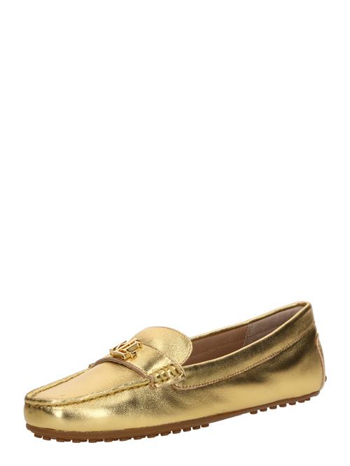 Lauren Ralph Lauren Slipper 'BARNSBURY-FLATS-DRIVER'  guld