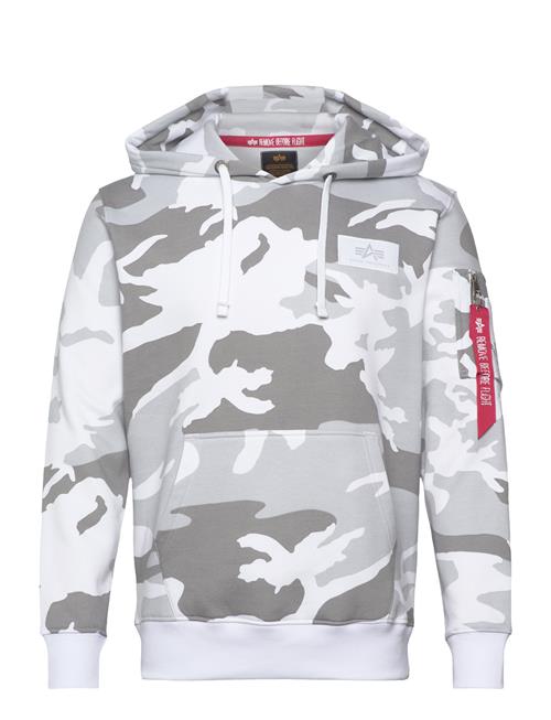 Alpha Industries Back Print Hoody Camo Alpha Industries Grey