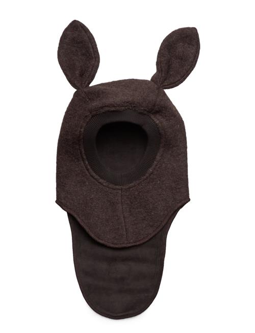 Balaclava Ears Wool Huttelihut Brown