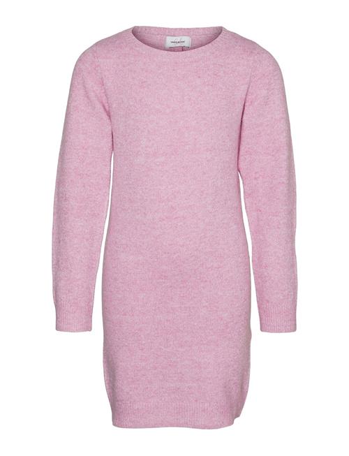 Vero Moda Girl Vmdoffy Ls O-Neck Dress Ga Girl Noos Vero Moda Girl Pink