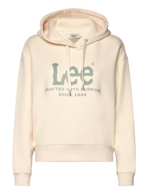 Logo Hoodie Lee Jeans Cream