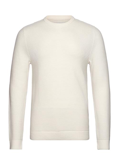 Jack & Jones Jjotto Knit Crew Neck Ln Jack & J S White