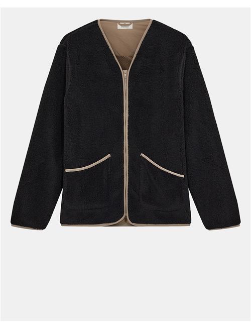 Anerkjendt Akanders Pile Cardigan Anerkjendt Black