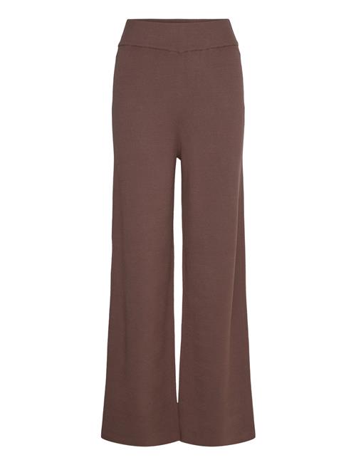 Yasfonny Hw Knit Pant S. Noos YAS Brown