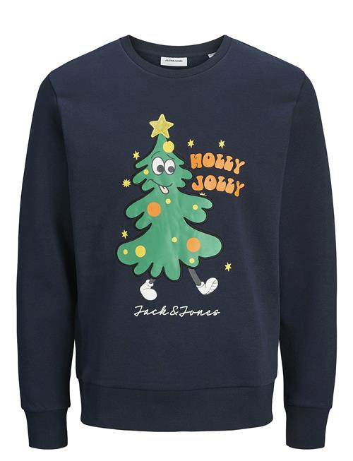 Jack & Jones Jjxmas Jolly Sweat Crew Neck Jack & J S Navy