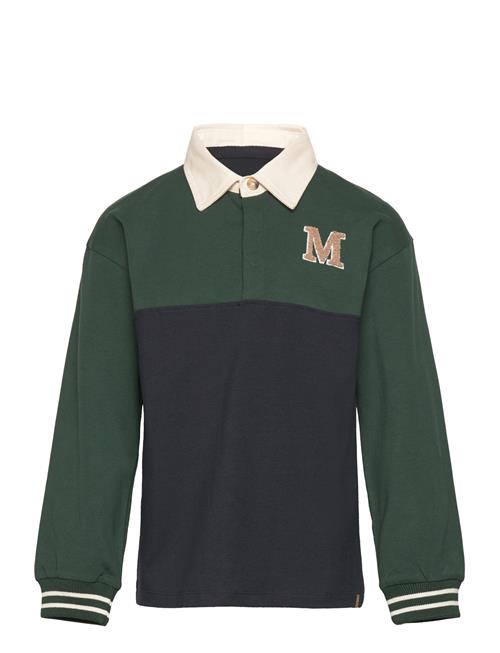 Se Minymo Polo T-Shirt Ls Minymo Green ved Booztlet