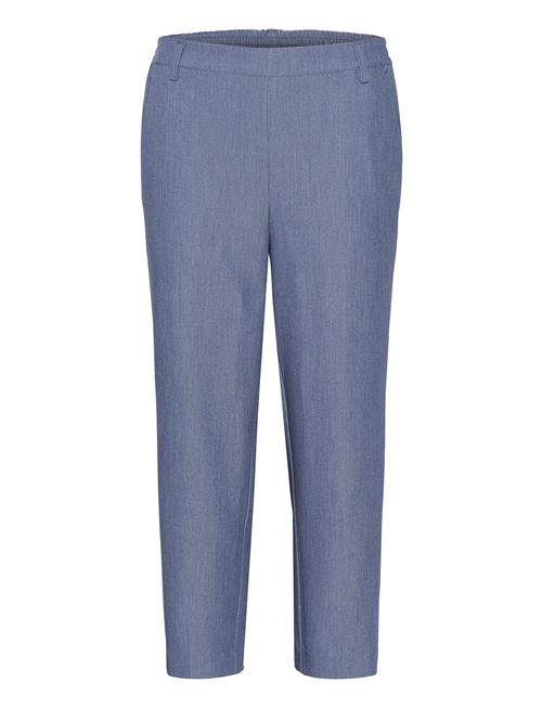 Kasakura Hw Cropped Pants Kaffe Blue