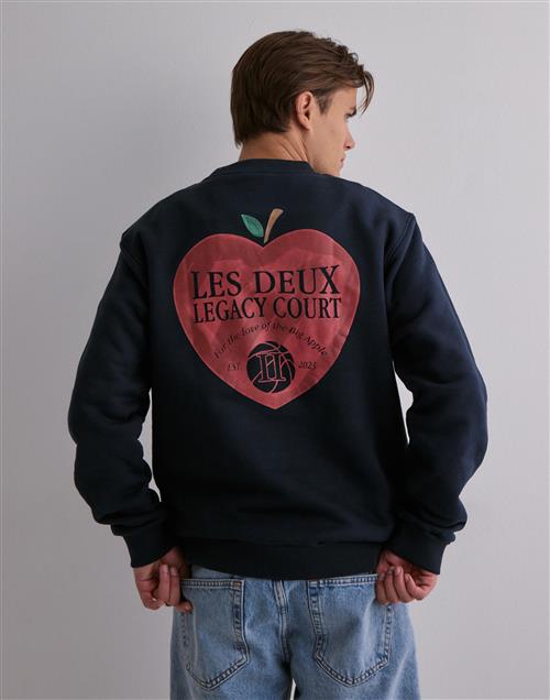 Les Deux Legacy Court Sweatshirt Sweatshirts Blå