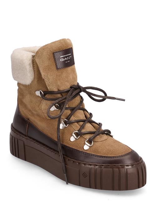 Se Snowmont Mid Boot GANT Brown ved Booztlet