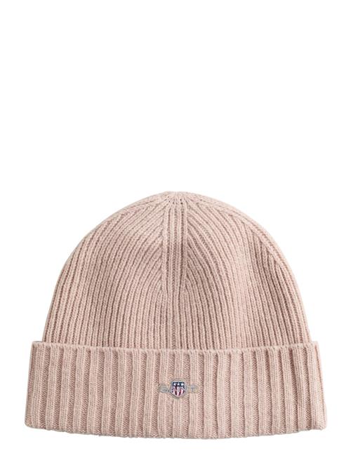 GANT Unisex. Shield Wool Beanie GANT Beige