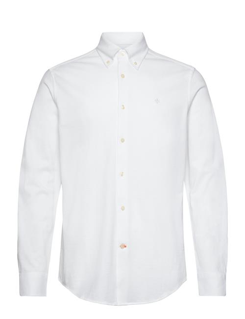 Morris Eddie Pique Shirt - Slim Fit Morris White