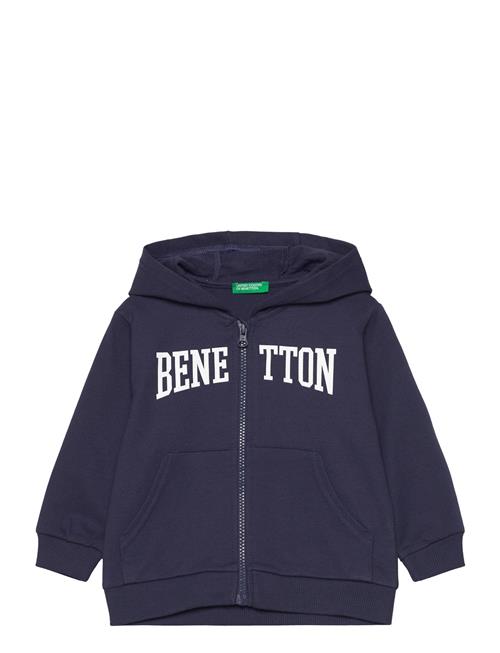 Jacket W/Hood L/S United Colors Of Benetton Blue