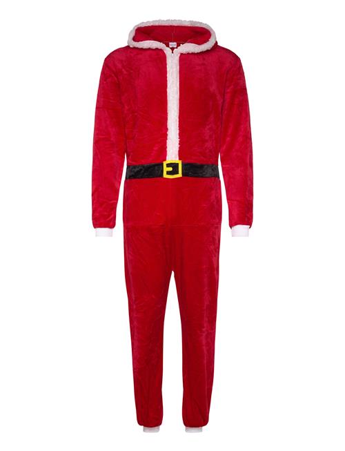 Santas Jumpsuit Christmas Sweats Red