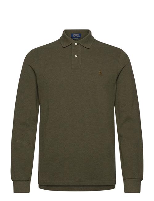 Polo Ralph Lauren Custom Slim Fit Mesh Polo Shirt Polo Ralph Lauren Khaki