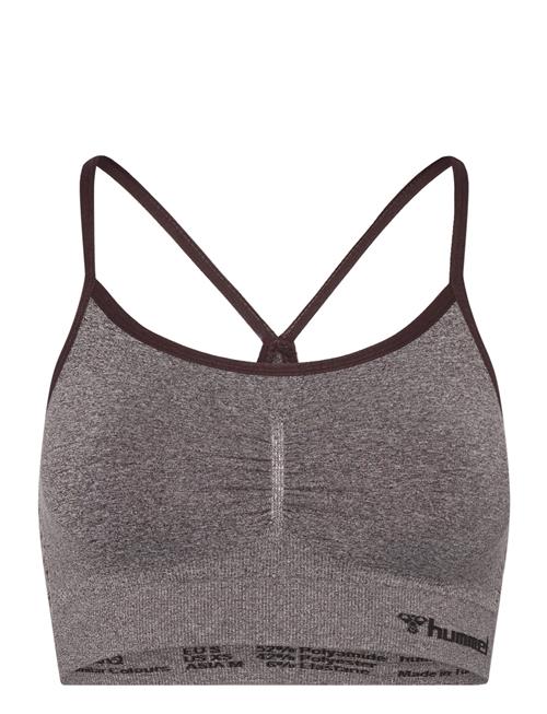 Hmlci Seamless Scrunch Sports Bra Hummel Grey