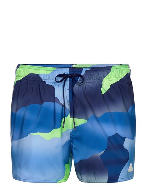 City Escape Camo 3-Stripes Cix Swim Shorts Adidas Sportswear Blue