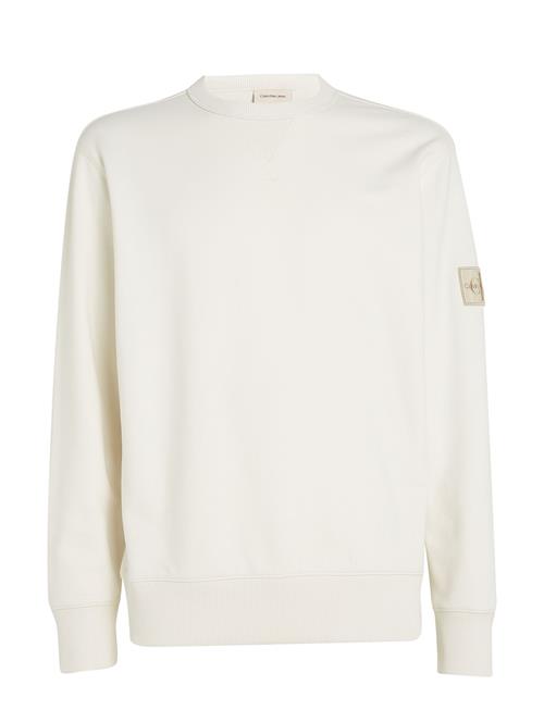 Calvin Klein Jeans Badge Crew Neck Calvin Klein Jeans White