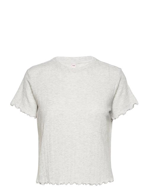 Hunkemöller Top Ss Pointelle Loosefit Hunkemöller Grey