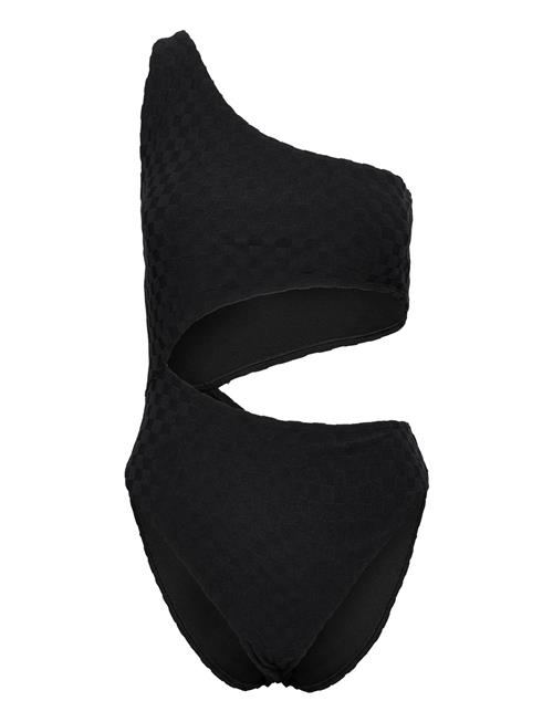 Speedo Terry Asym Cut Out 1 Pc Speedo Black