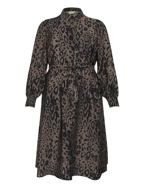 Kaffe Curve Kcjola Shirt Dress Kaffe Curve Patterned