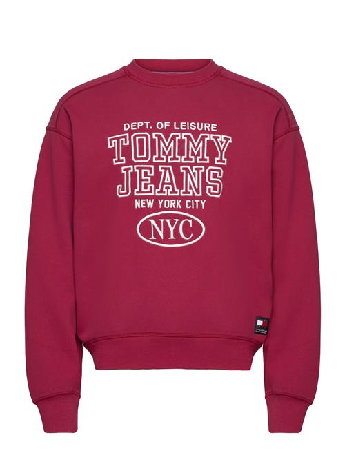 Tjm Bxy Wshd Prep Explr Crew Ext Tommy Jeans Burgundy