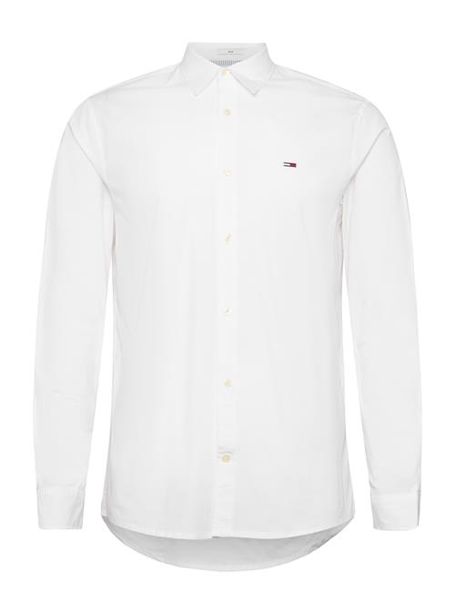 Tjm Reg Entry Poplin Shirt Tommy Jeans White