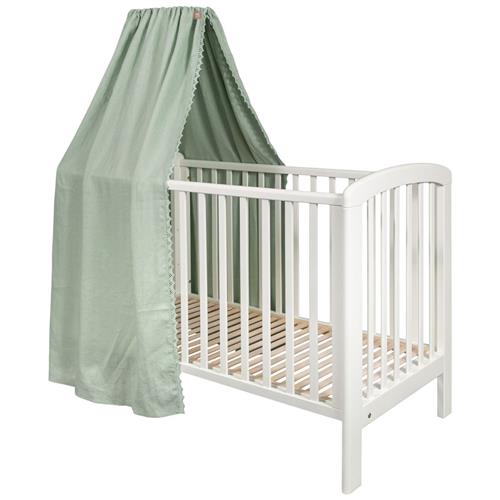 NG Baby Sengehimmel Linned Med Blonde Sage Green | Grønn | 0