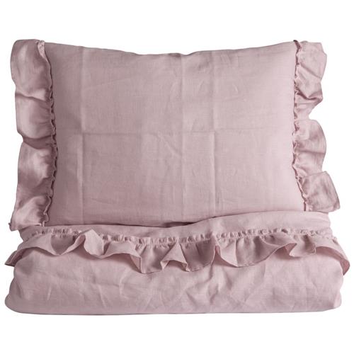 NG Baby Sengesæt Linned Klapvogn/Vugge Rose One Size      Unisex
