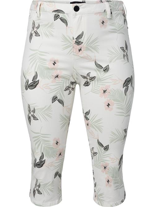 Zizzi Jeans  pastelgrøn / rosé / sort / hvid