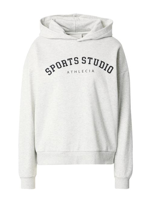 Athlecia Sportsweatshirt 'Studio'  lysegrå / sort