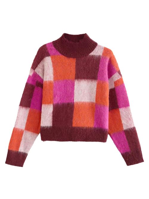 Next Pullover  orange / pink / bordeaux / hvid