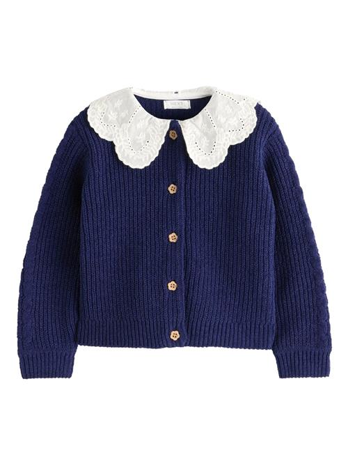 Next Cardigan  navy / hvid