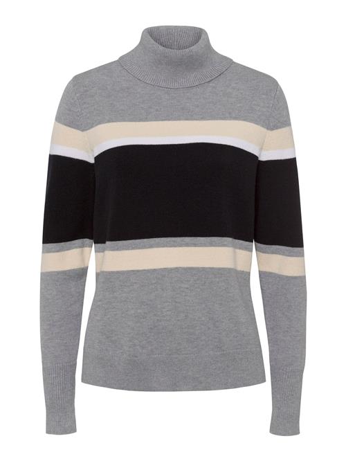 heine Pullover  beige / grå / sort / hvid