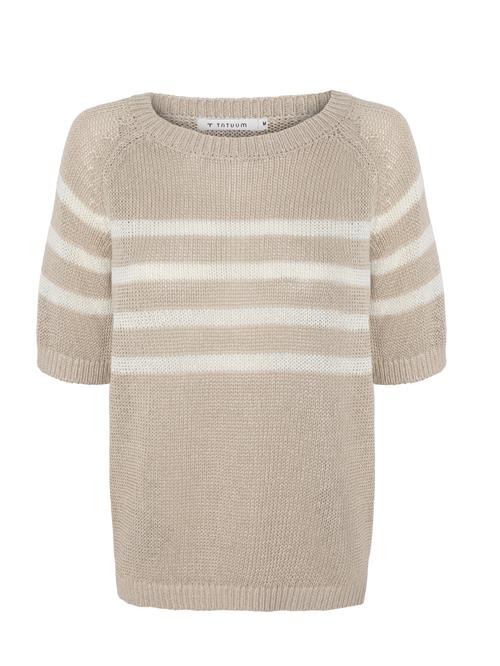 TATUUM Pullover 'Elea'  beige / hvid