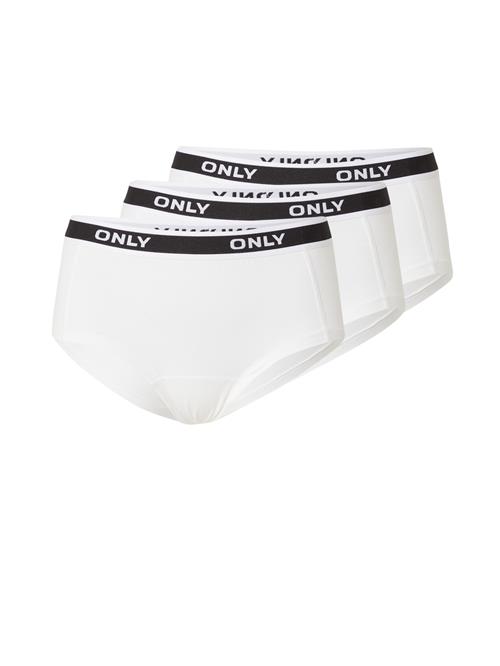 ONLY Panty  sort / hvid