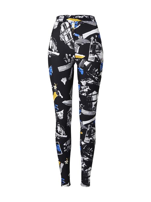 Moschino Jeans Leggings  royalblå / antracit / sort / hvid