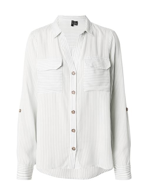 VERO MODA Bluse 'VMBumpy'  mint / hvid