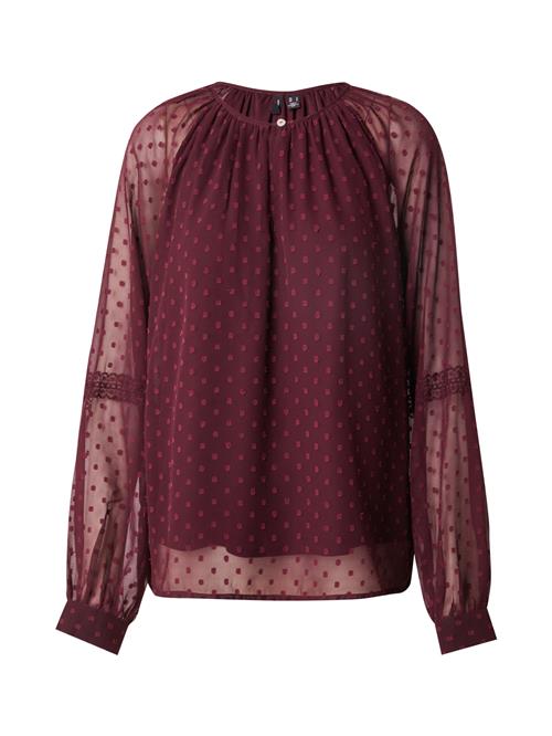 VERO MODA Bluse 'VMLIZA'  vinrød