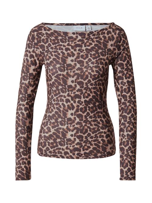 VILA Shirts 'Leoa'  beige / choko