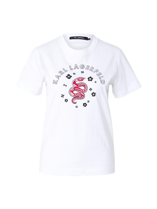 Karl Lagerfeld Shirts 'LNY'  rød / sort / hvid