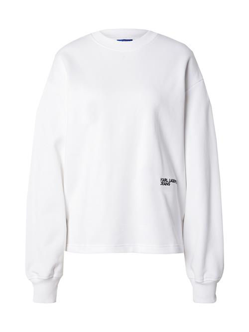 KARL LAGERFELD JEANS Sweatshirt  sort / hvid