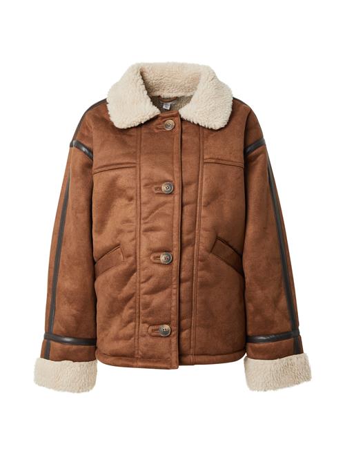 TOPSHOP Overgangsjakke  creme / cognac