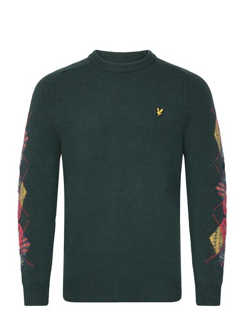 Lyle & Scott Argyle Sleeve Jumper Lyle & Scott Green