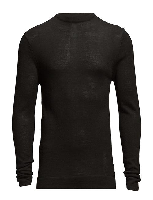 Lindbergh Merino Knit O-Neck Lindbergh Black